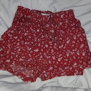 Forever 21 pink floral shorts